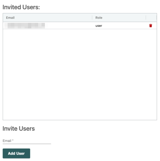 How do I invite or remove a user to my Account or Projects